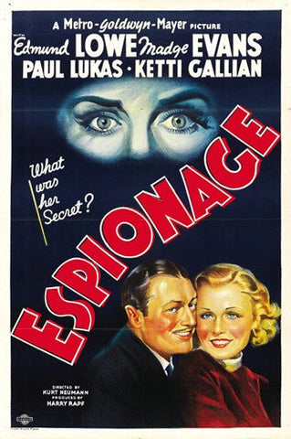 Espionage Movie Poster Print