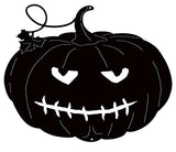 Jack O Lantern Black Metal Cut Out Halloween Decor 9.5?x7.8?