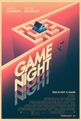 Game Night Style D Movie Poster 11 x 17 inch