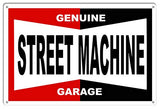 Genuine Street Machine Hot Rod Garage Reproduction Metal Sign 16×24