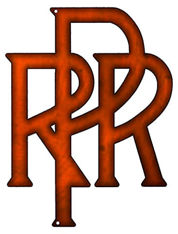 Pennsylvania Railroad Faux Copper Herald Vintage Metal Sign 12.3×16