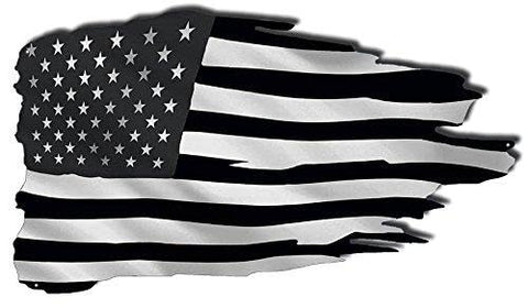 American Flag Laser Cut Out Nostalgic Metal Sign 20x35