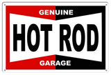 Genuine Hot Rod Garage Reproduction Metal Sign 12×18 Garage Art