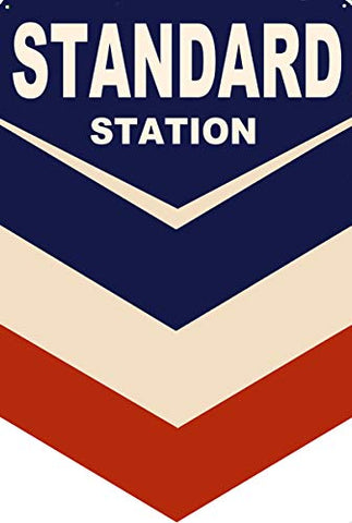 Standard Oil Service Station Reproduction Metal Sign 12×18