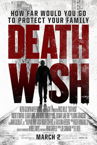 Death Wish Style B Movie Poster 11 x 17 inch