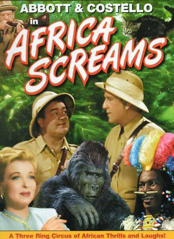 Abbott and Costello, Africa Screams, c.1949 style B Movie Poster Print