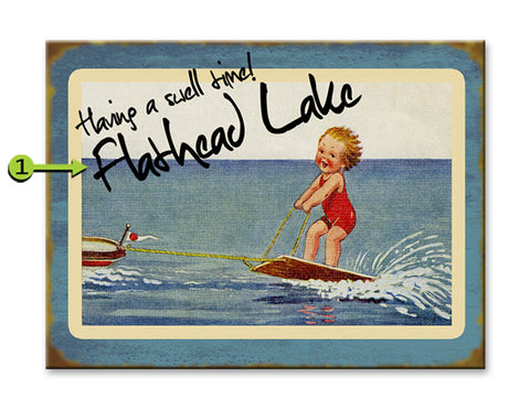 A Swell Time! Metal 23x31