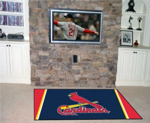 St. Louis Cardinals Rug 4x6