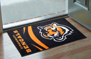 incinnati Bengals Rug 19x30 Starter Style Logo Design
