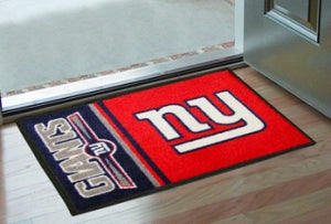 New York Giants Rug 19x30 Starter Style Logo Design