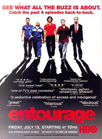Entourage, style M Movie Poster Print