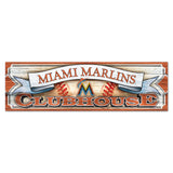 Miami Marlins Sign 9x30 Wood Clubhouse