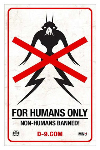District 9 - style D Movie Poster Print
