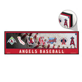 Los Angeles Angels Sign 9x30 Wood Evolution
