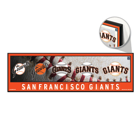 San Francisco Giants Sign 9x30 Wood Evolution