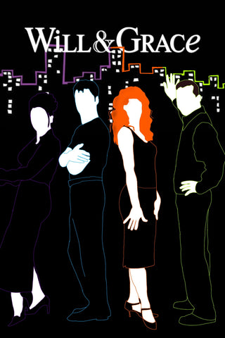 Will & Grace Style: 2 - 11 x 17 inch. TV Show Poster