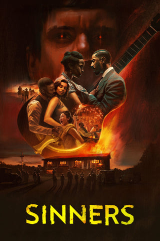 Sinners Style C Movie Poster 11 x 17 inch