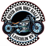 River Run Motorcycle Biker Rally Laughlin NV Metal Cut Out By Bernard Oliver