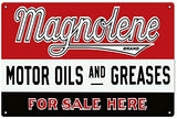 Magnolene Motor Oil Gas Station Reproduction Large Sign 16x24