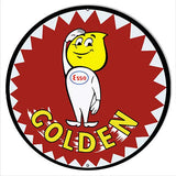 Esso Golden Gasoline Reproduction Metal Sign