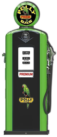 Gas Pump Polly Laser Cut Out Garage Art Metal Sign 12x30