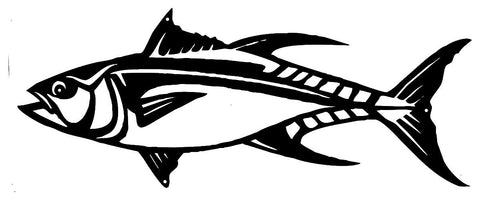 Fish Laser Cut Out Silhouette Wall Decor Metal Sign 11.9×29.7
