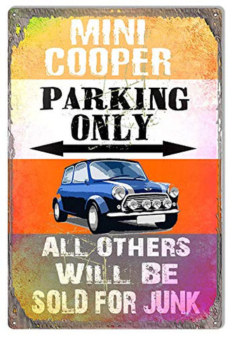 Parking Only Metal Sign By Phil Hamilton 12×18
