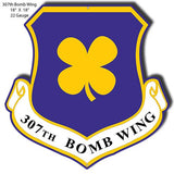 307th Bomb Wing Cut Out Metal Sign By Steve McDonald 16.5x17