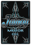 Jalopy Motor Oil Garage Art Metal Sign By Steve McDonald 12×18