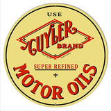Cuyler Motor Oils Reproduction Gas And Motor Oil Metal Sign 14×14