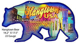 Hangtown USA Placervile Metal Bear Cut Out 14.2?17.4?