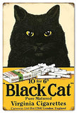 Black Cat Cigarette Reproduction Large Cigar Metal Sign 16×24