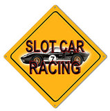 Slot Car Racing Hot Rod Motor Speedway Metal Sign 12×12