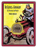 DeCleves Chevalier Garage Art Reproduction Man Cave Metal Sign 9×12