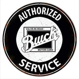Authorized Buick Service Motor Oil 24? Metal Repro Garage Art Sign