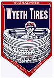 Wyeth Tires Large Gas Station Reproduction Sign 16x24