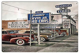 1942 Used Cars For Sale In Los Angeles By Artist Bob Kramer 12×18