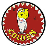 Esso Golden Vintage Reproduction Metal Sign