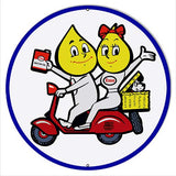 Esso Motor Oil Scooter Reproduction Metal Sign