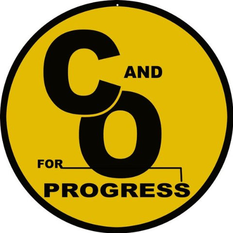 C And O Railroad Sign 14 Round