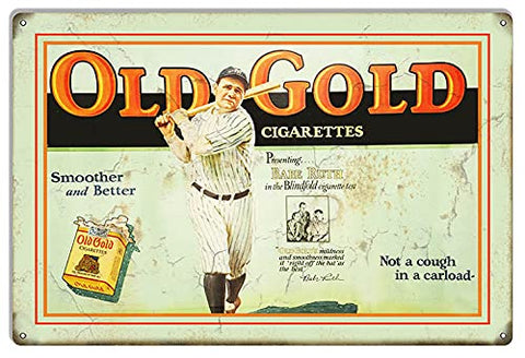 Old Gold Cigarettes Reproduction Vintage Cigar Metal Sign 12×18