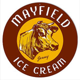 Mayfield Ice Cream Reproduction Metal Sign