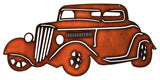 Hot Rod Faux Copper Laser Cut Out Metal Sign 24×11.5