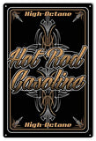 Hot Rod Gasoline Garage Shop Metal Sign By Steve McDonald 12×18
