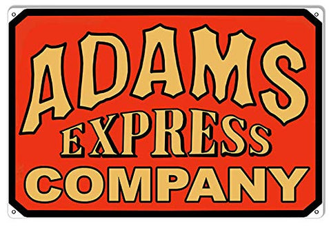 Adams Express Company Vintage Reproduction Metal Sign 12×18