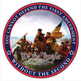 2nd Amendment Constitution Metal Sign Rudy Edwards 30×30 Round