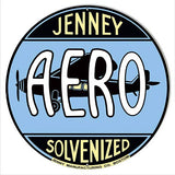Jenney Aero Motor Oil Reproduction Man Cave Metal Sign 14×14