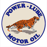 Power Lube Motor Oil Reproduction Garage Metal Sign 24×24