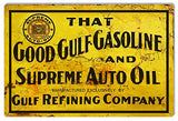 Good Gulf Motor Oil Reproduction Garage Art Metal Sign 12×18
