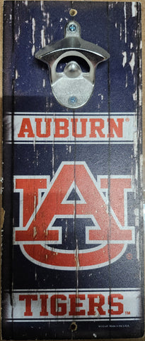 Auburn Tigers Sign Wood 5x11 Bottle Opener Alternate